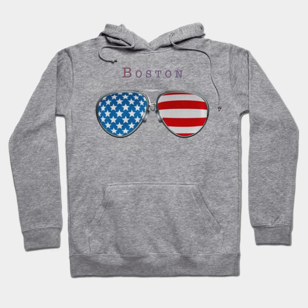 USA GLASSES BOSTON Hoodie by SAMELVES